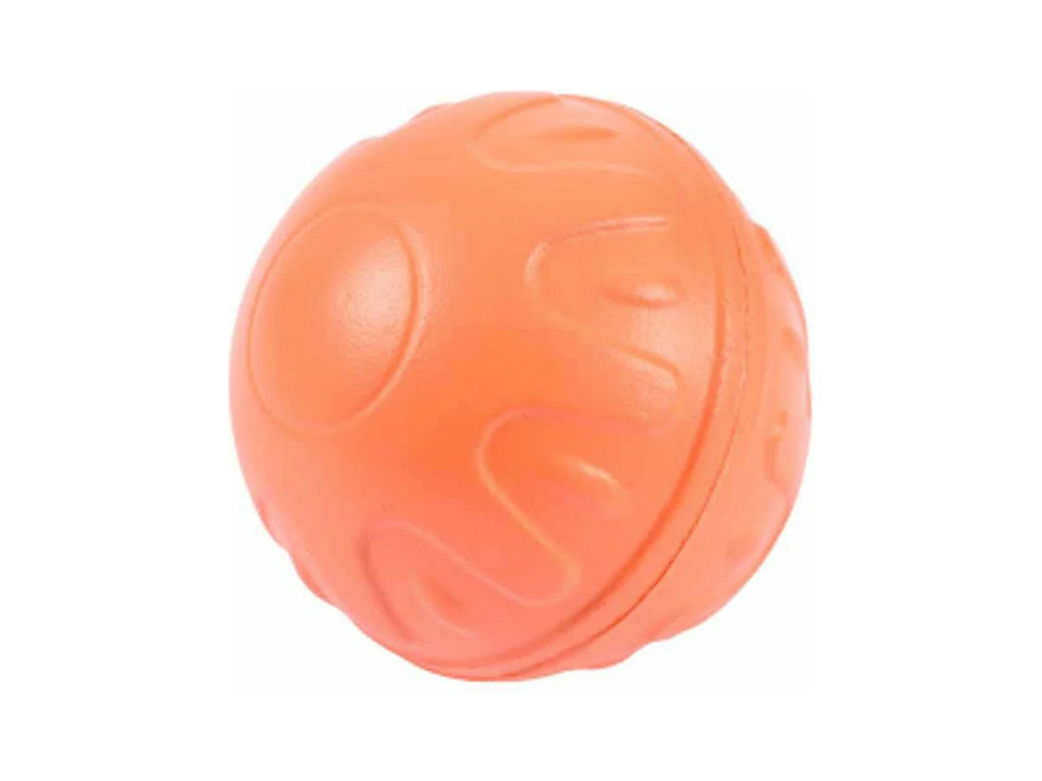 Jouet pour Chien "Balle Fitness Eva" 7cm Orange