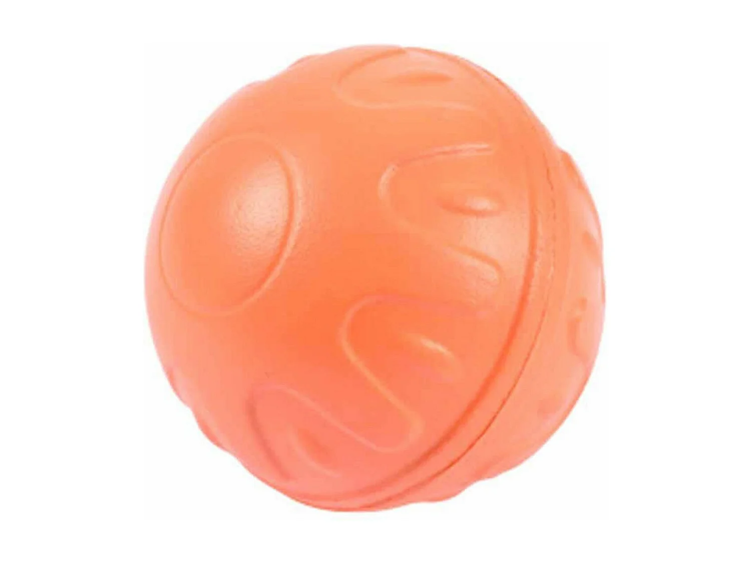 Jouet pour Chien "Balle Fitness Eva" 7cm Orange