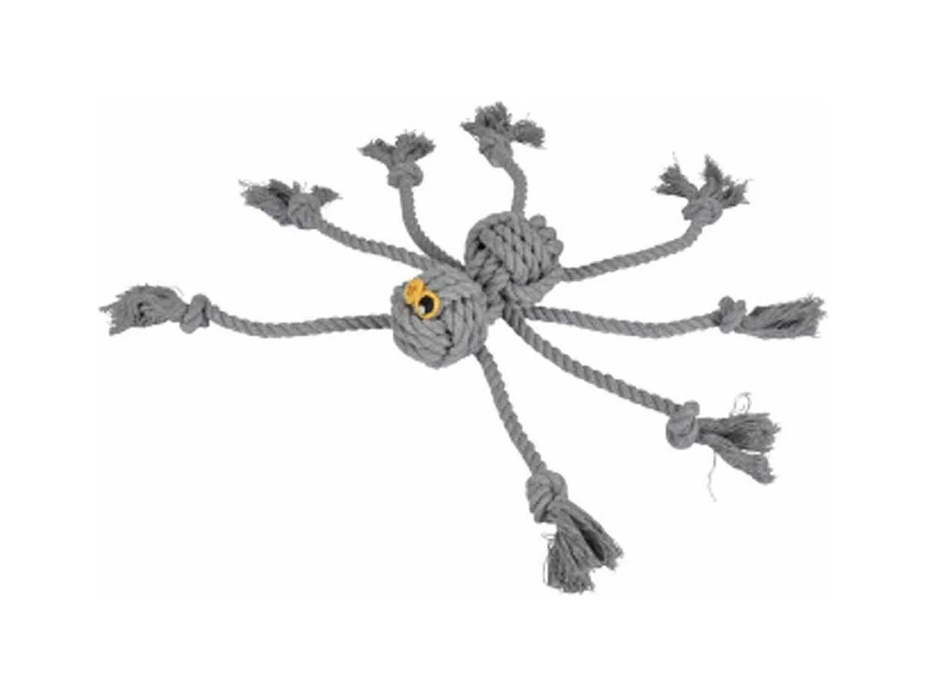 Jouet à Corde pour Chien "Araignée" 30cm Gris