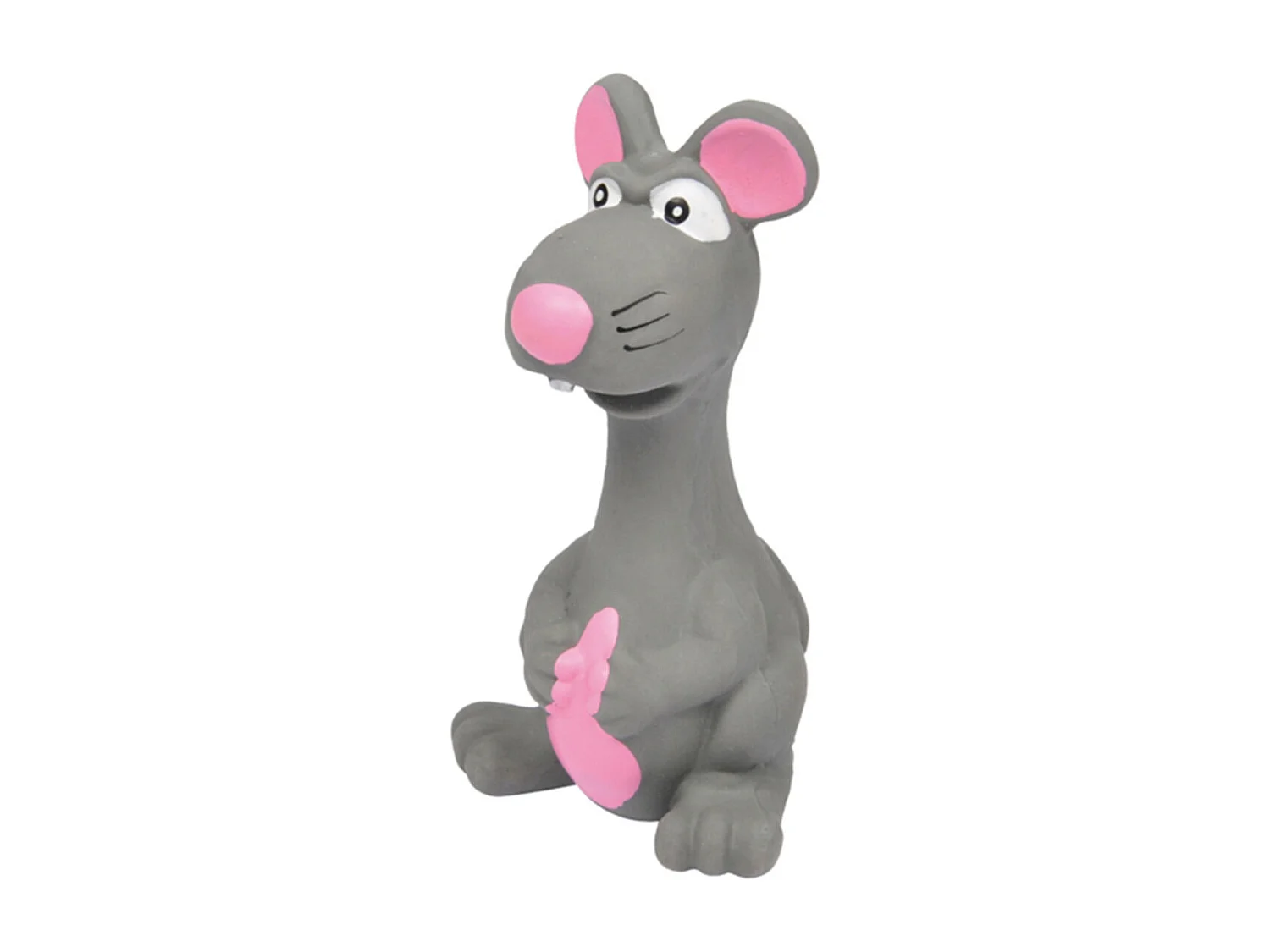 Jouet pour Chien "Souris" 14cm Gris