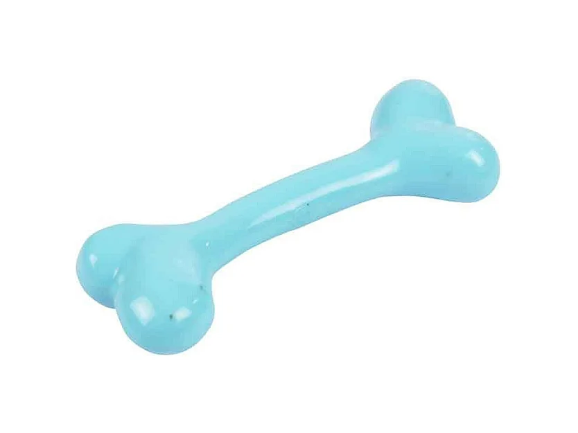 Jouet pour Chien Os "Puppy" 14cm Bleu