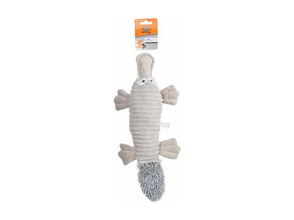 Peluche pour Chien "Ornithorynque" 38cm Gris