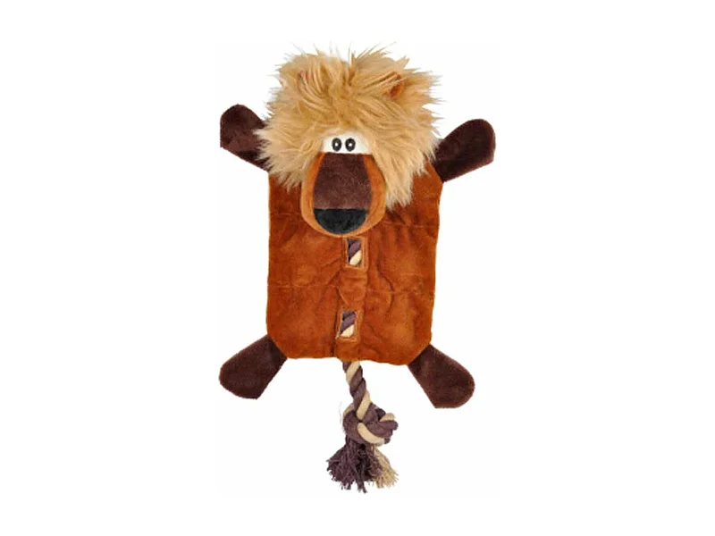 Peluche pour Chien "Lion" 37cm Marron