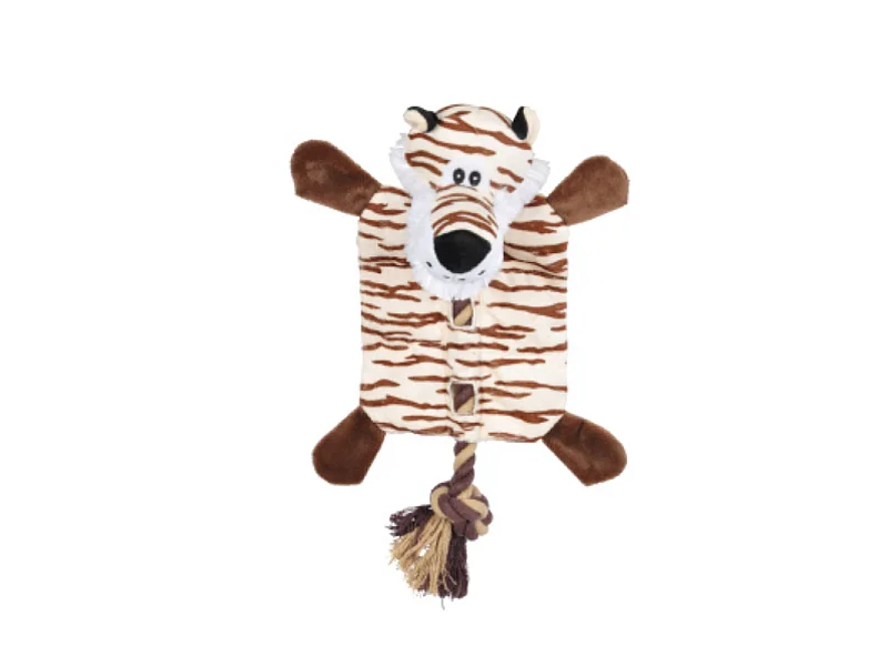 Peluche pour Chien "Tigre" 37cm Marron