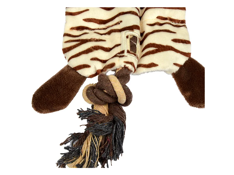 Peluche pour Chien "Tigre" 37cm Marron