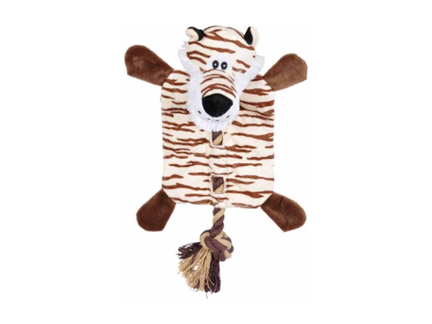 Peluche pour Chien "Tigre" 37cm Marron
