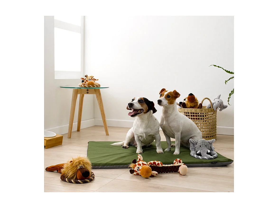 Peluche pour Chien "Tigre" 37cm Marron