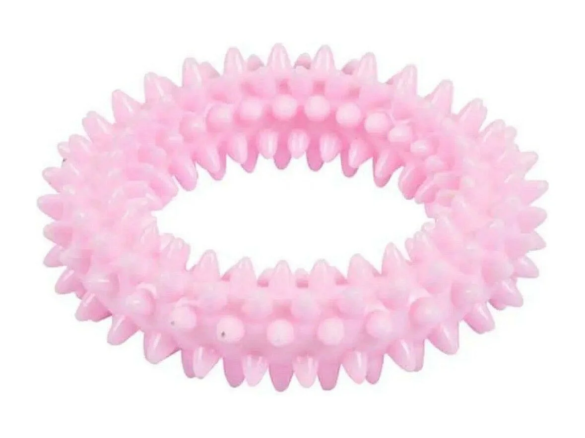 Jouet Anneau pour Chien & Chat "Puppy" 8cm Rose