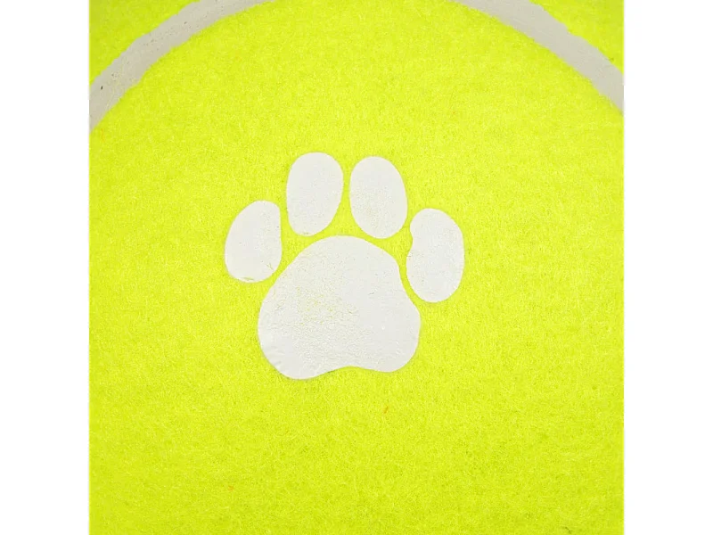 Jouet pour Chien "Balle de Tennis" 15cm Jaune