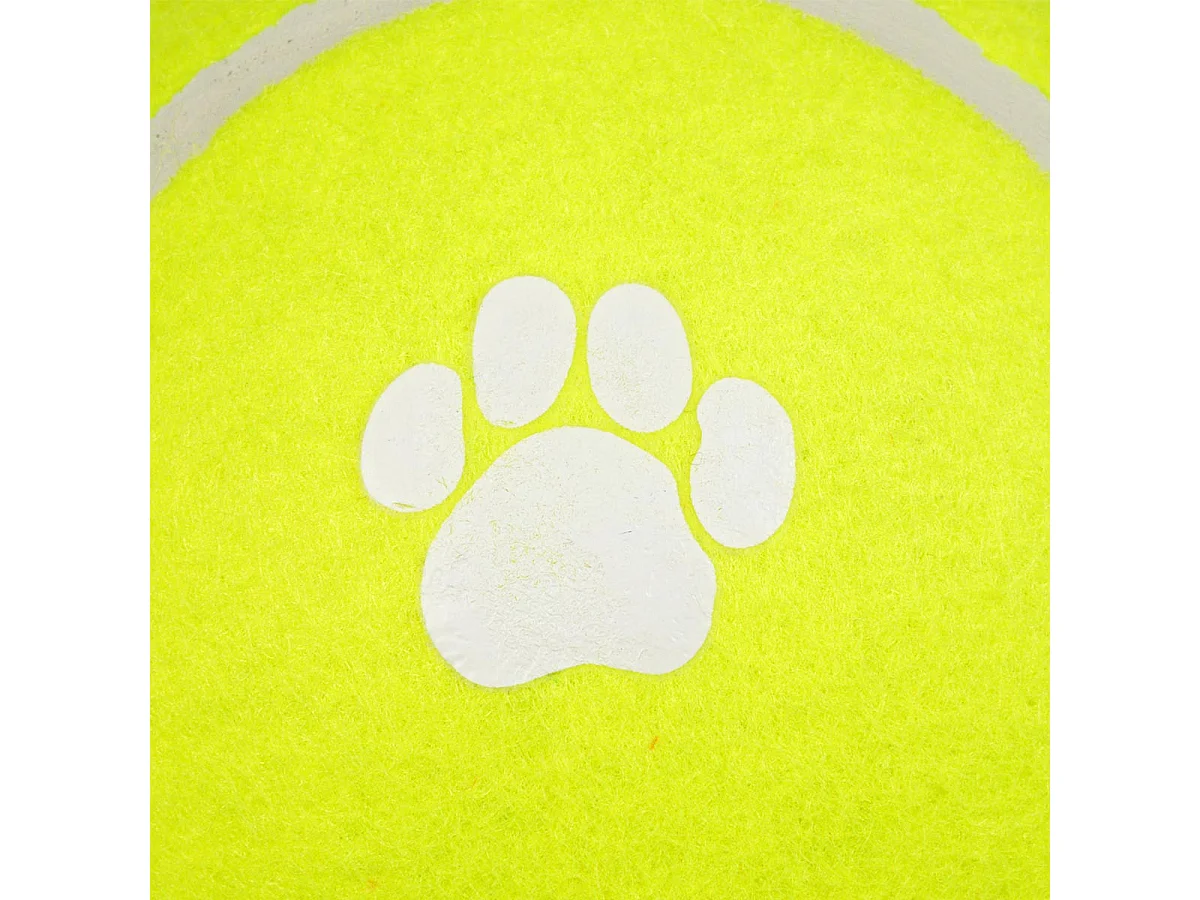 Jouet pour Chien "Balle de Tennis" 15cm Jaune