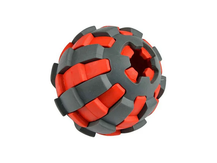 Jouet pour Chien Distributeur "Balle" 7cm Rouge