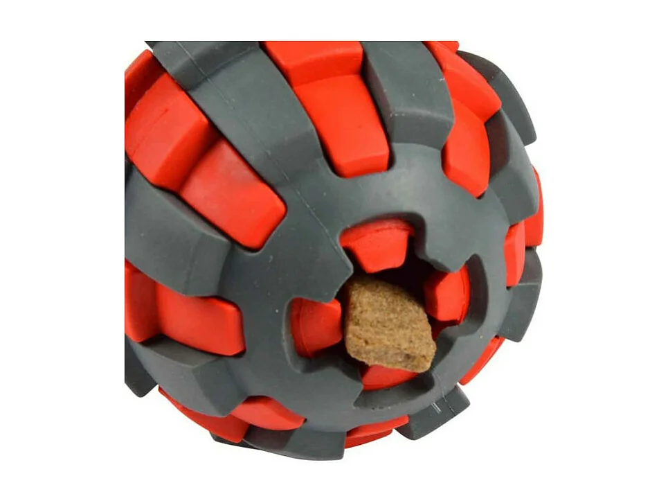 Jouet pour Chien Distributeur "Balle" 7cm Rouge