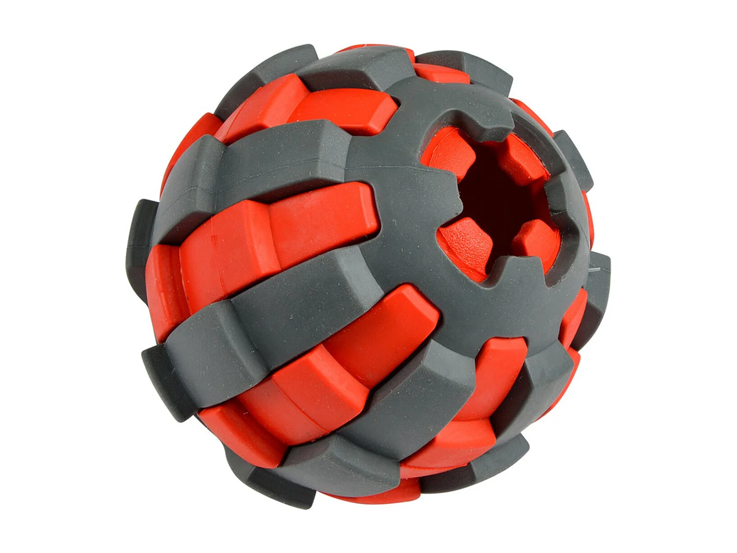 Jouet pour Chien Distributeur "Balle" 7cm Rouge