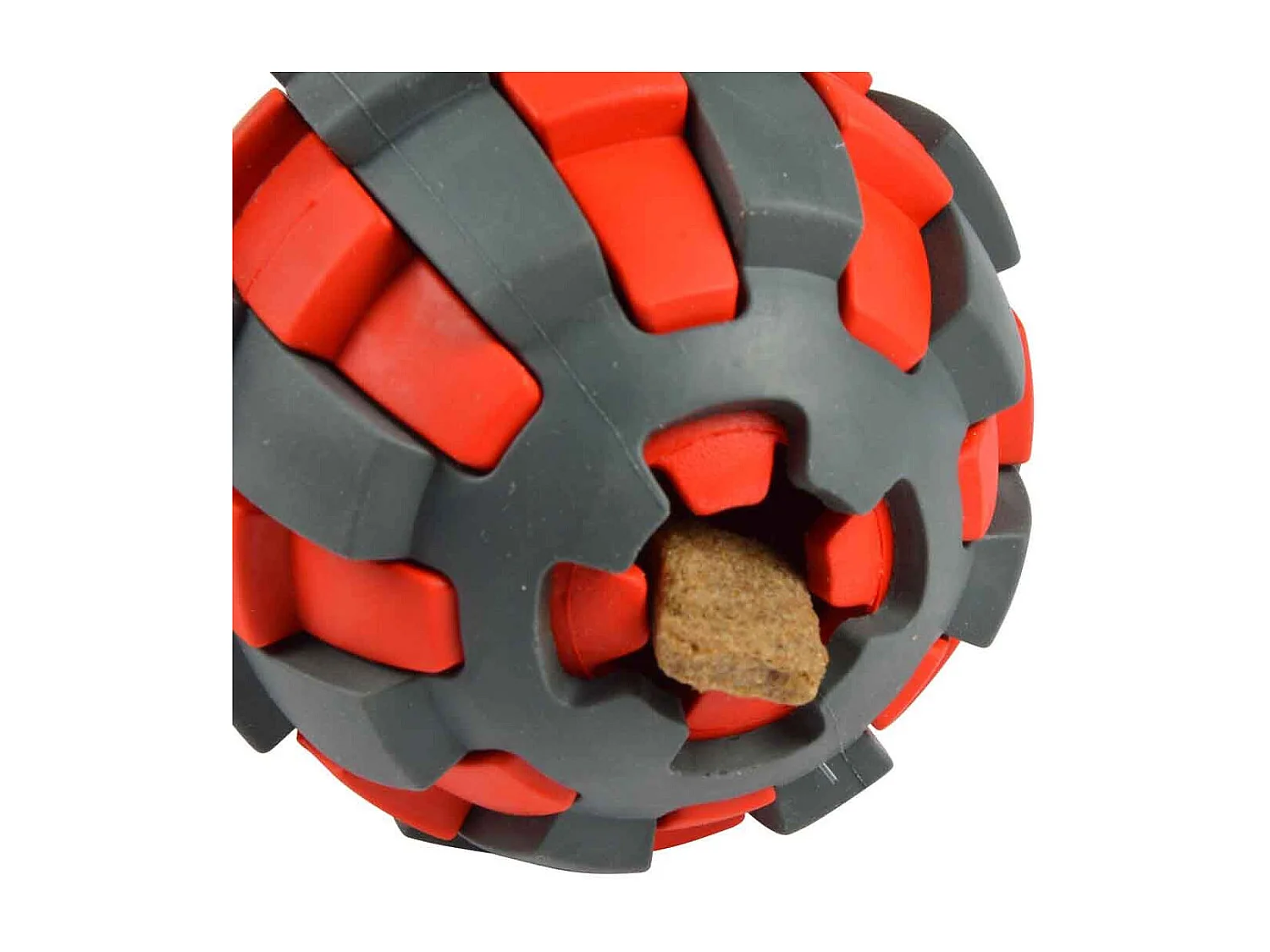 Jouet pour Chien Distributeur "Balle" 7cm Rouge