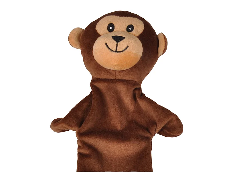 Peluche pour Chien "Singe" 45cm Marron