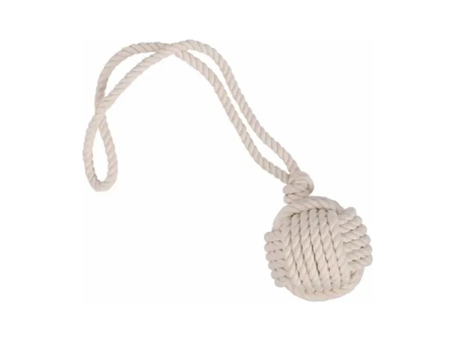 Balle avec Poignée pour Chien "Slow Life" 48cm Écru