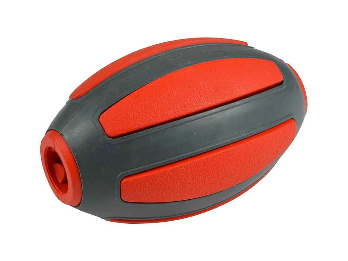 Jouet pour Chien Distributeur "Ovale" 10cm Rouge