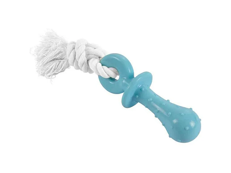 Jouet pour Chien & Chat Tétine "Puppy" 12cm Bleu