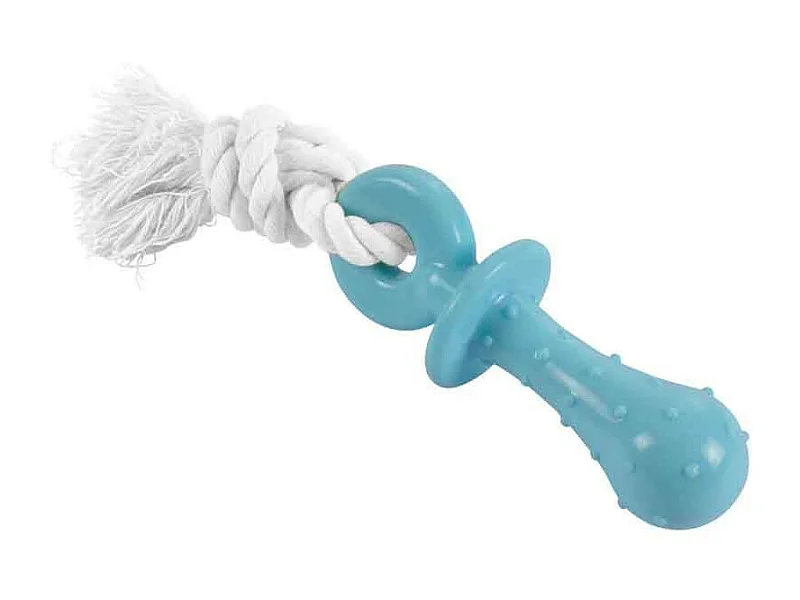 Jouet pour Chien & Chat Tétine "Puppy" 12cm Bleu