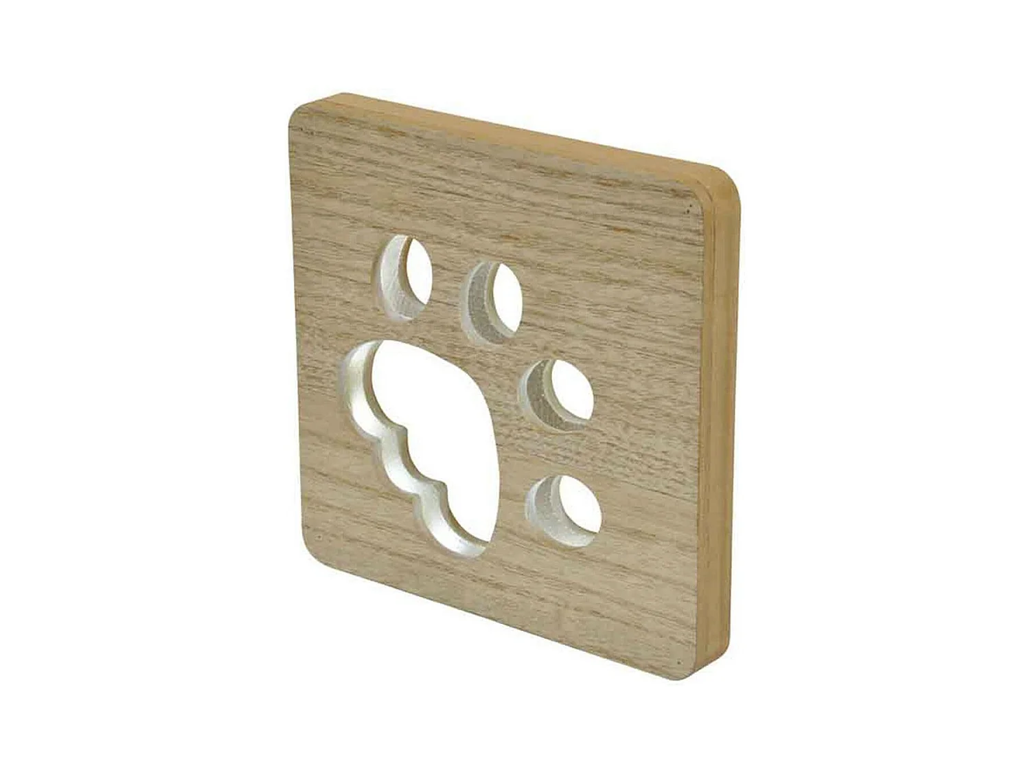 Décoration Lumineuse Led "Patte" 19cm Naturel