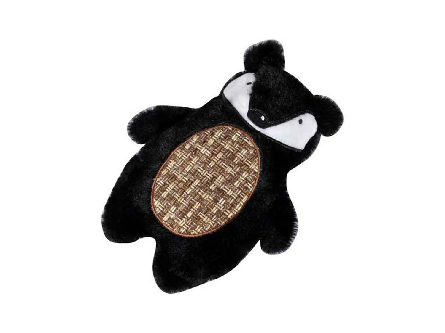 Jouet pour Chien Sonore "Prunelle le Blaireau" 28cm Noir