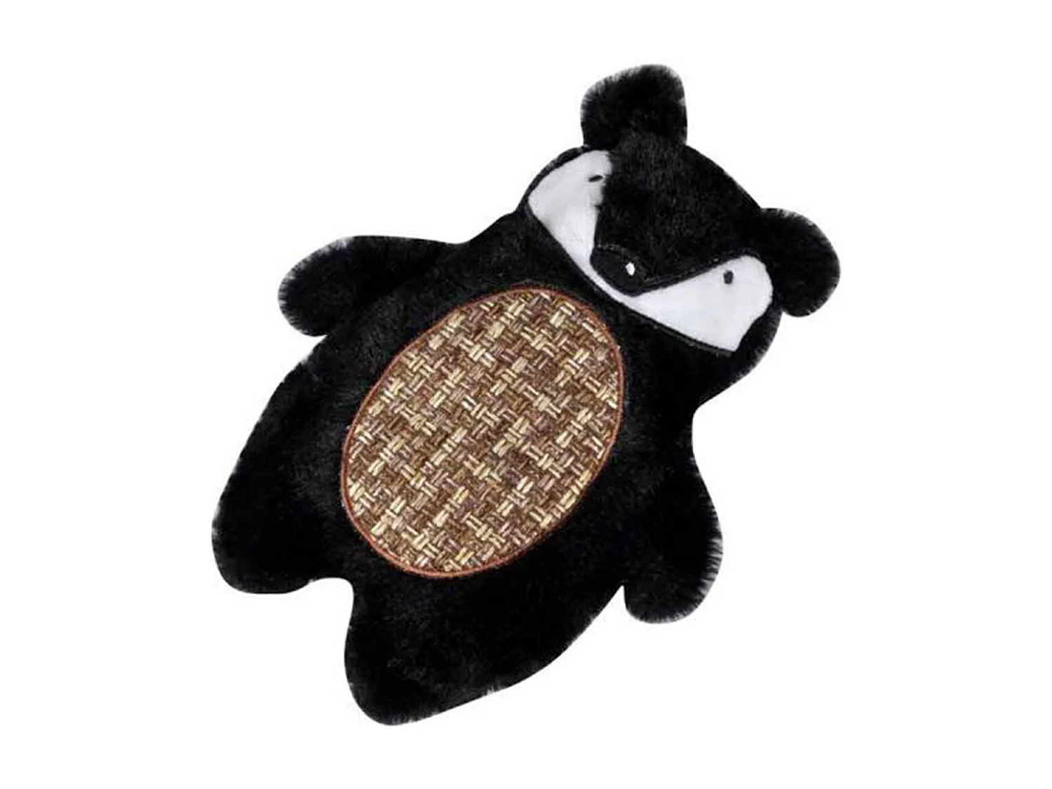 Jouet pour Chien Sonore "Prunelle le Blaireau" 28cm Noir