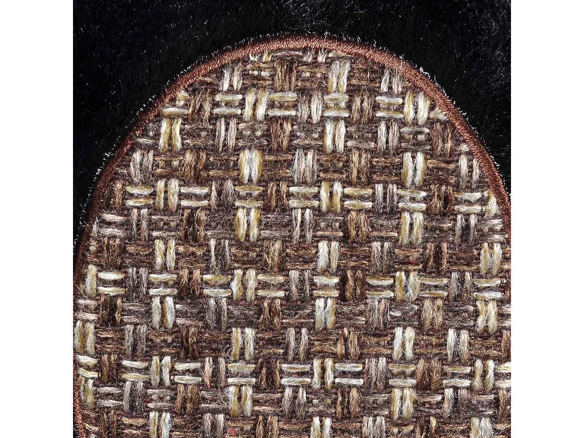 Jouet pour Chien Sonore "Prunelle le Blaireau" 28cm Noir