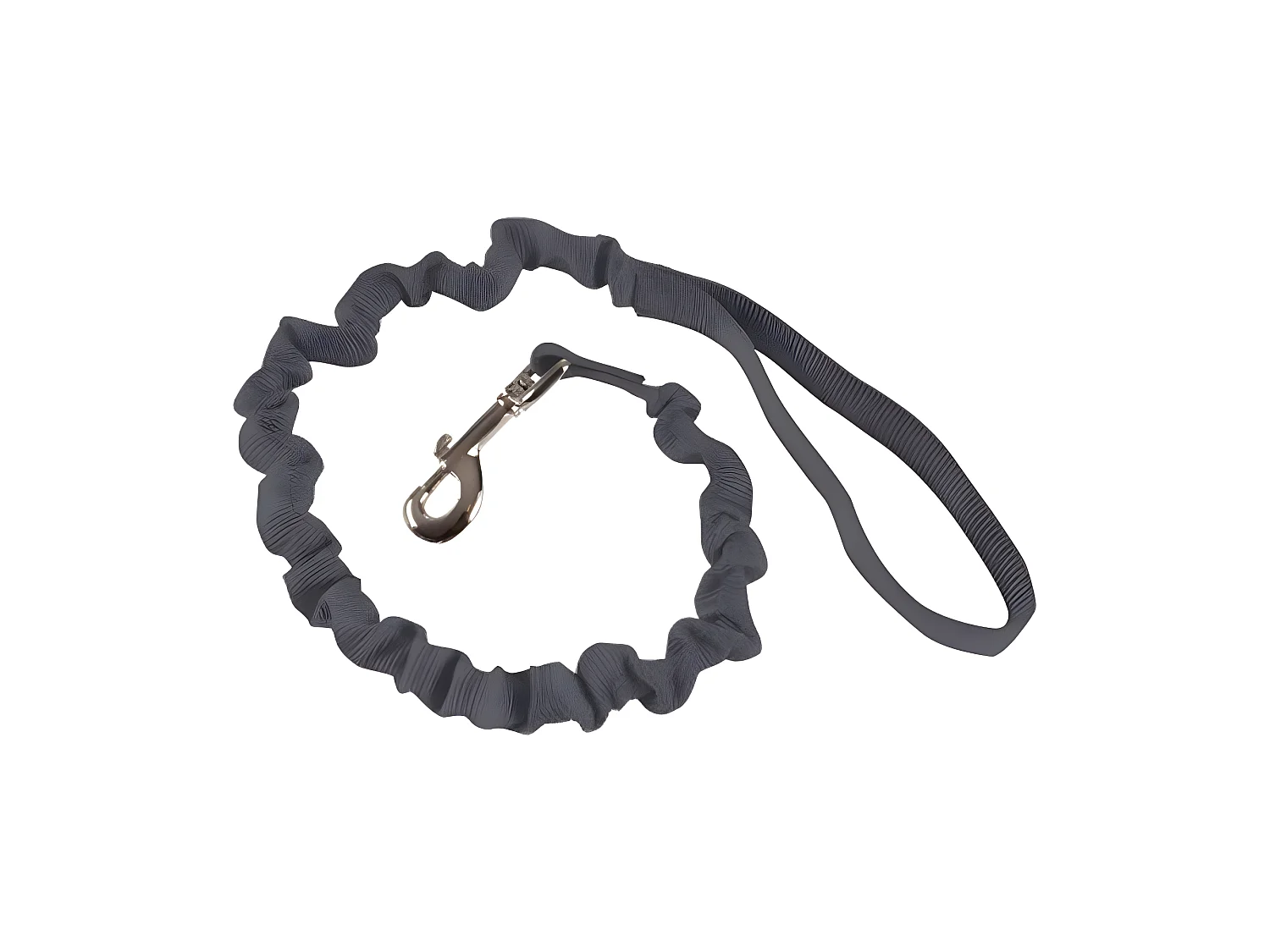 Laisse Chien Anti à Coups "Essentiel" 120cm Anthracite