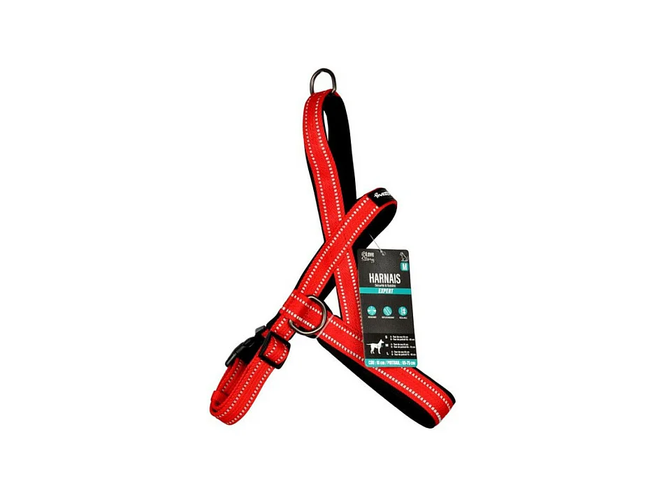 Harnais Norvégien "Expert Réglable" 75cm Rouge