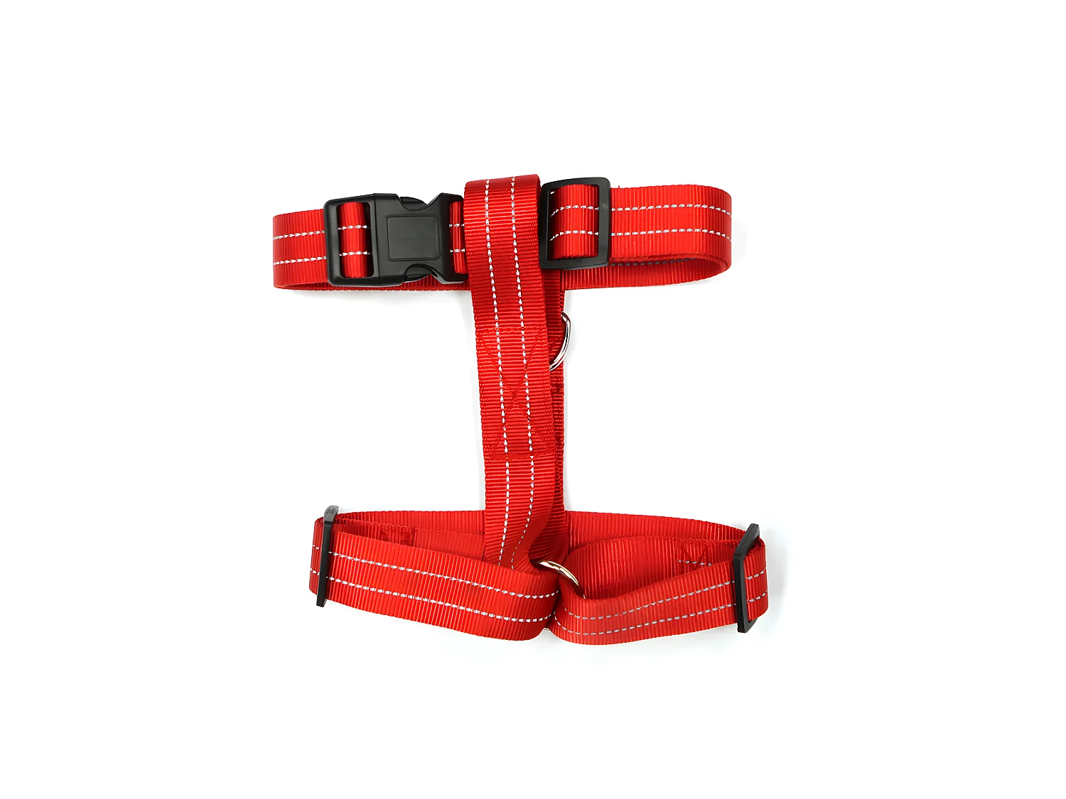 Harnais pour Chien "Coutures Réfléchissantes" 90cm Rouge