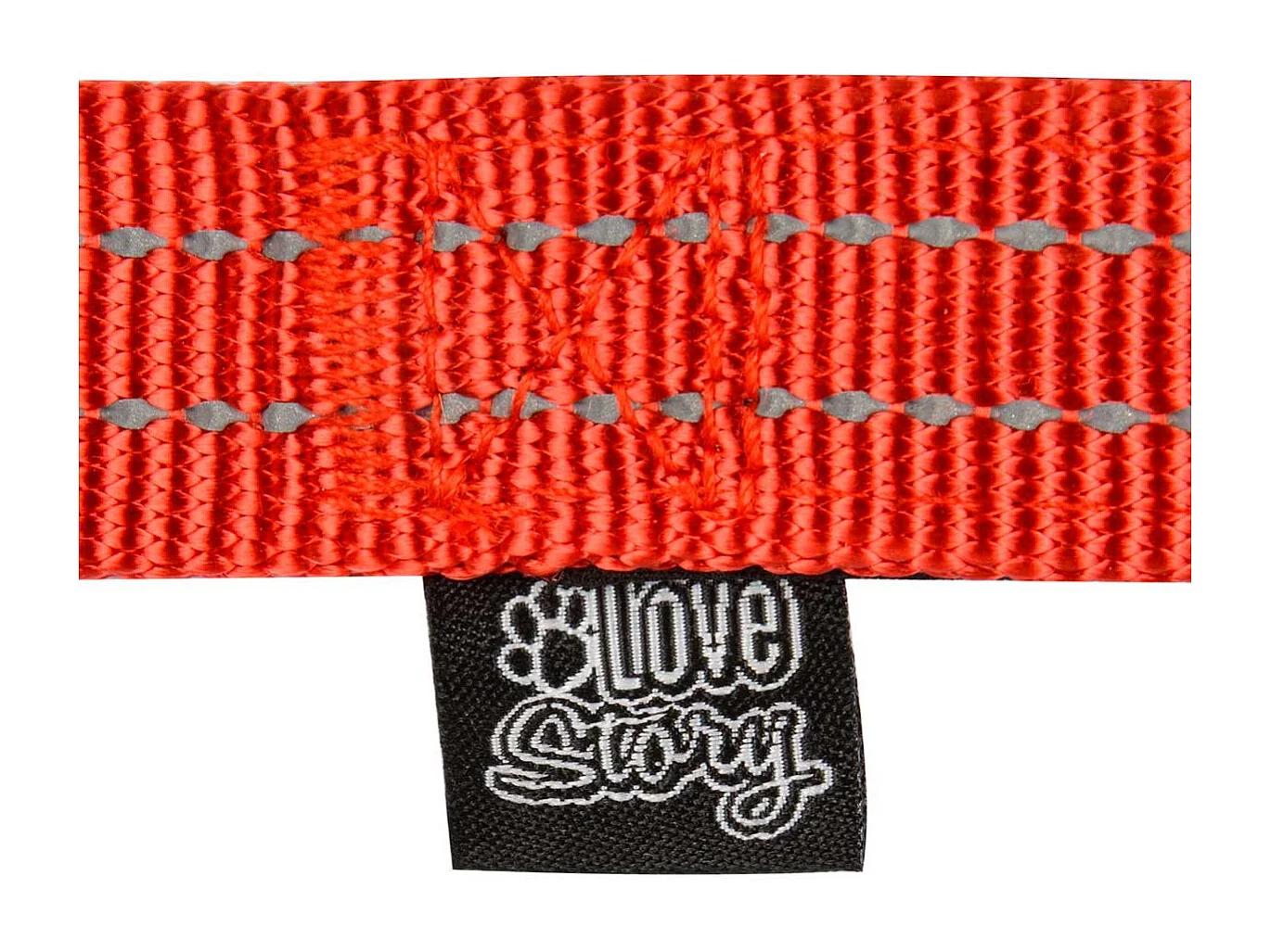 Harnais pour Chien "Coutures Réfléchissantes" 90cm Rouge