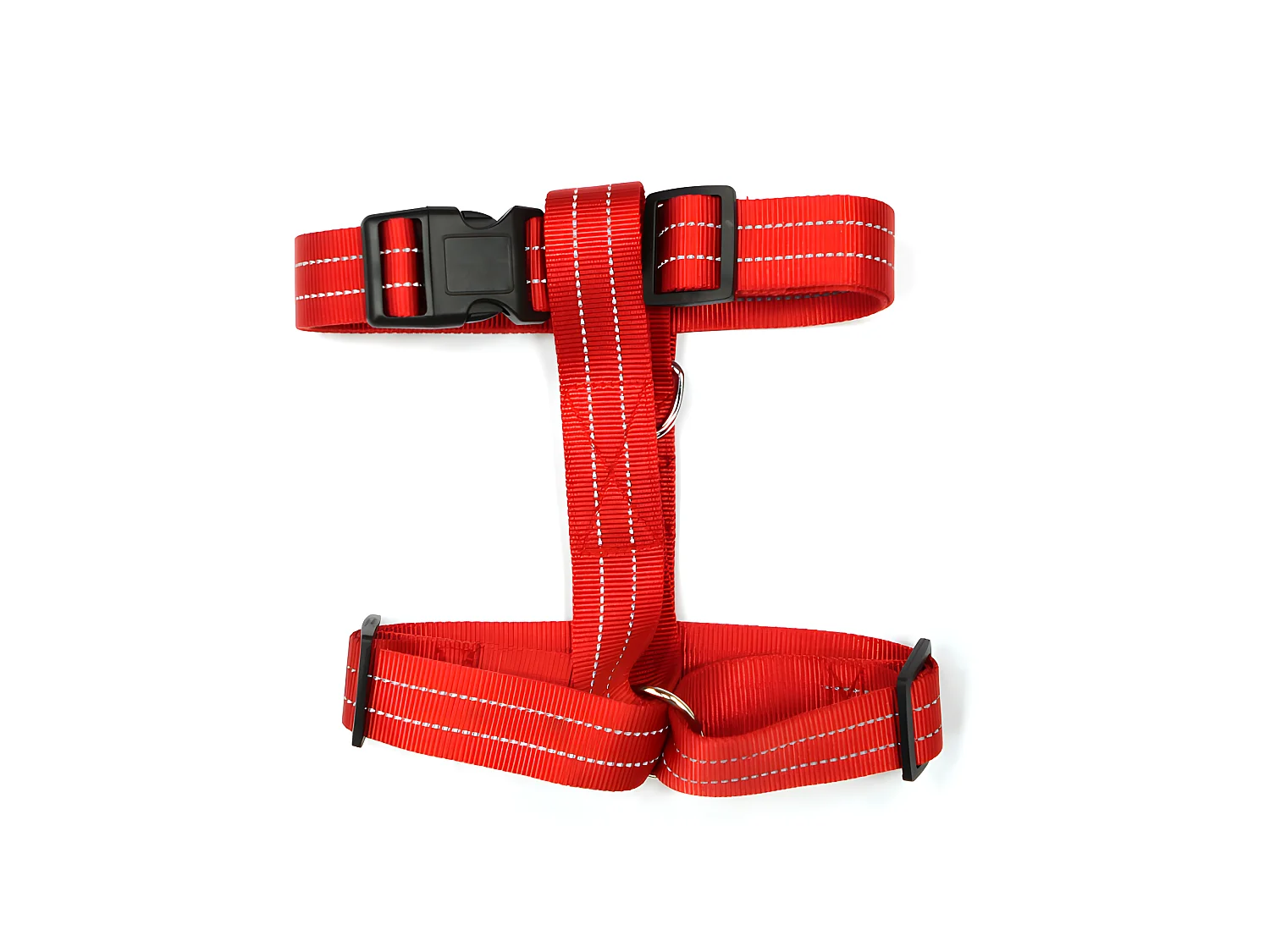 Harnais pour Chien "Coutures Réfléchissantes" 90cm Rouge