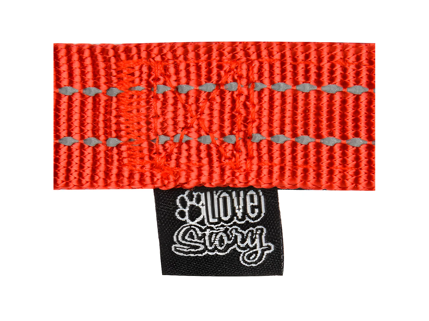 Harnais pour Chien "Coutures Réfléchissantes" 90cm Rouge