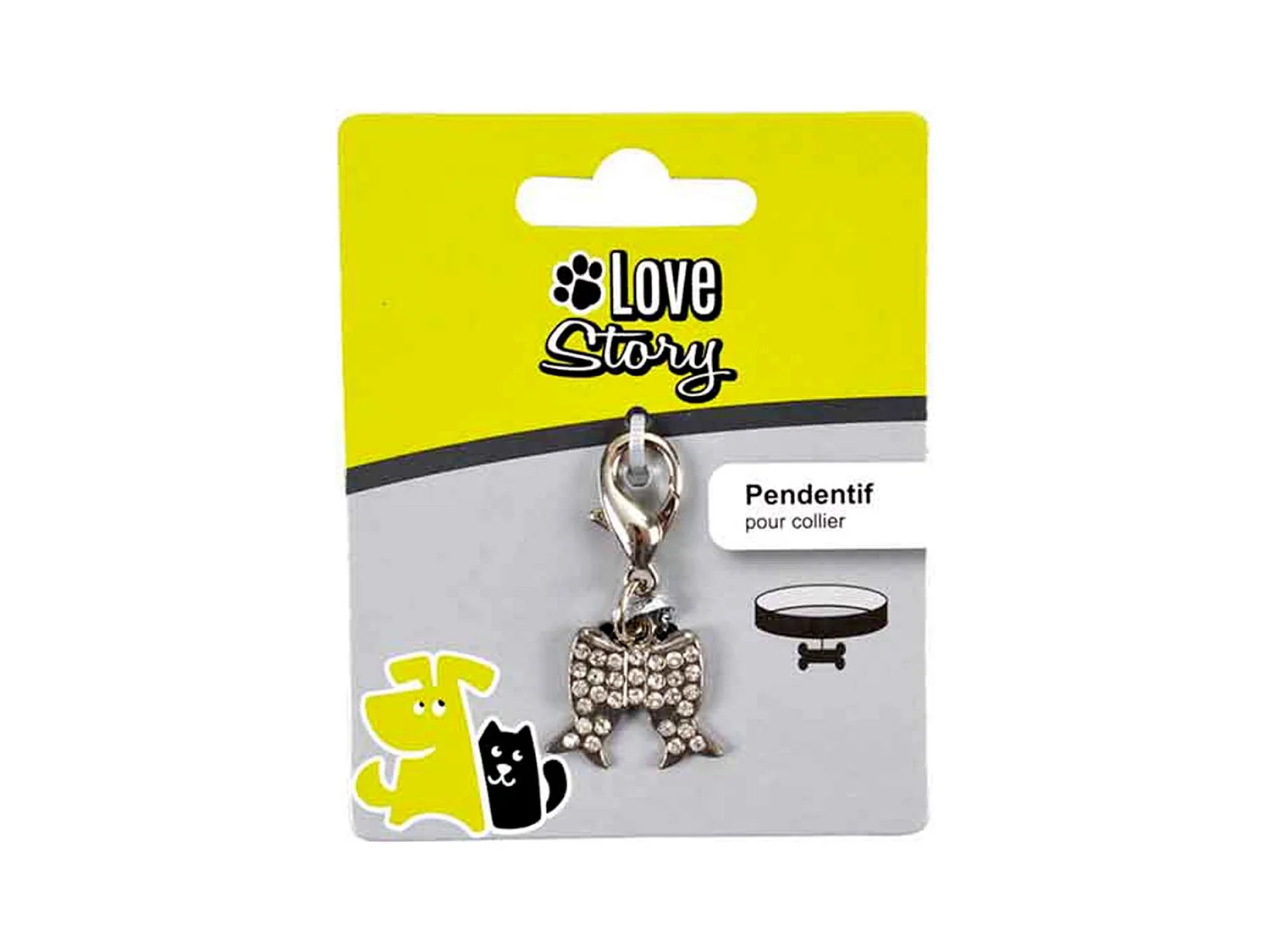 Pendentif pour Collier "Nœud" 2cm Argent