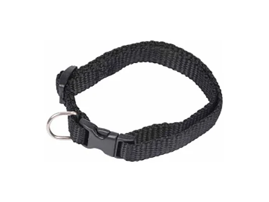 Collier Réglable pour Chien "Essentiel" 35cm Noir
