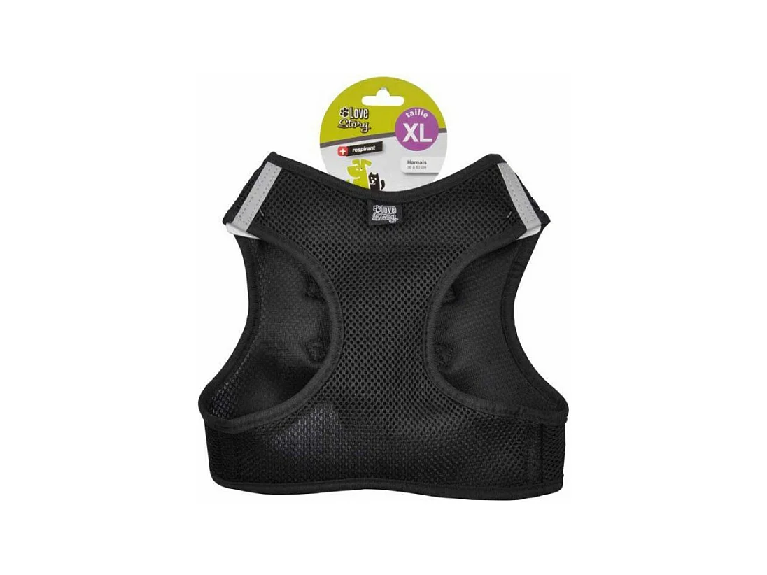 Harnais pour Chien "Mesh" 60cm Noir