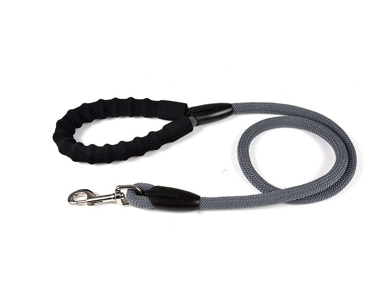 Laisse pour Chien "Corde" 120cm Anthracite
