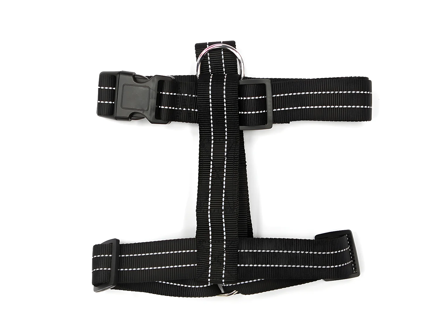 Harnais pour Chien "Coutures Réfléchissantes" 90cm Noir