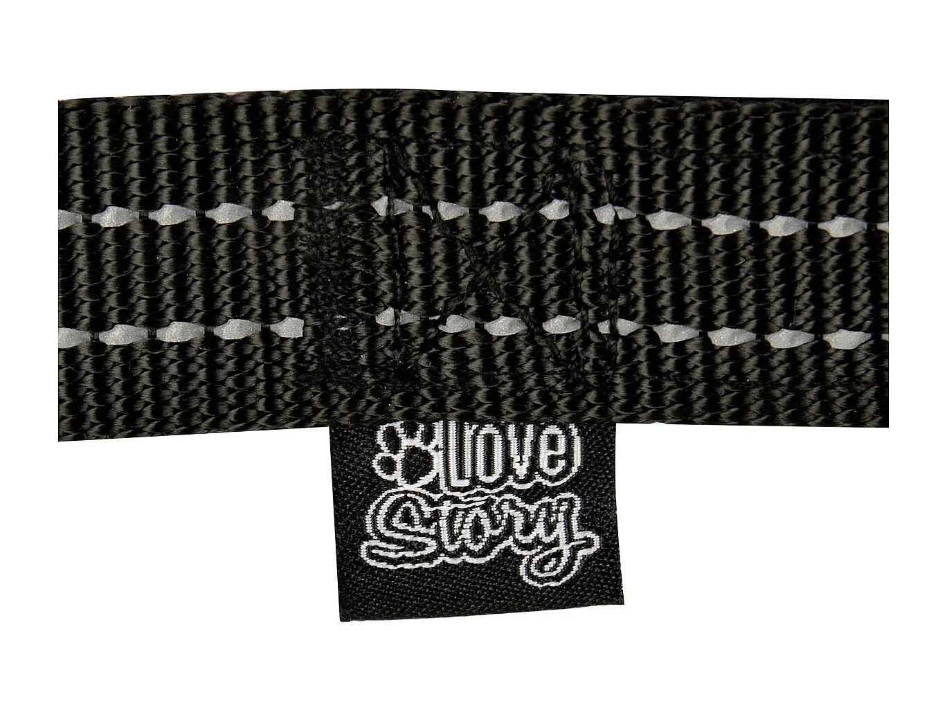 Harnais pour Chien "Coutures Réfléchissantes" 90cm Noir