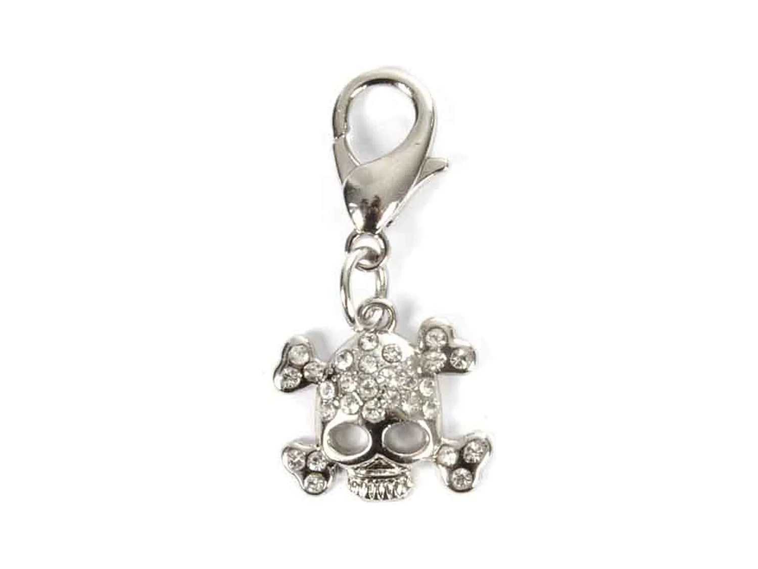 Pendentif pour Collier "Tête de Mort" 4cm Argent