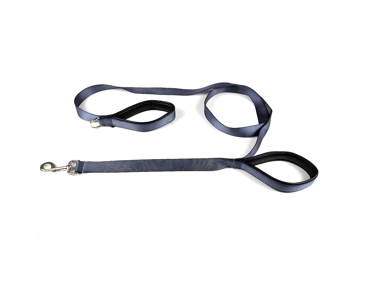 Laisse de Dressage "Double Poignées" 250cm Anthracite
