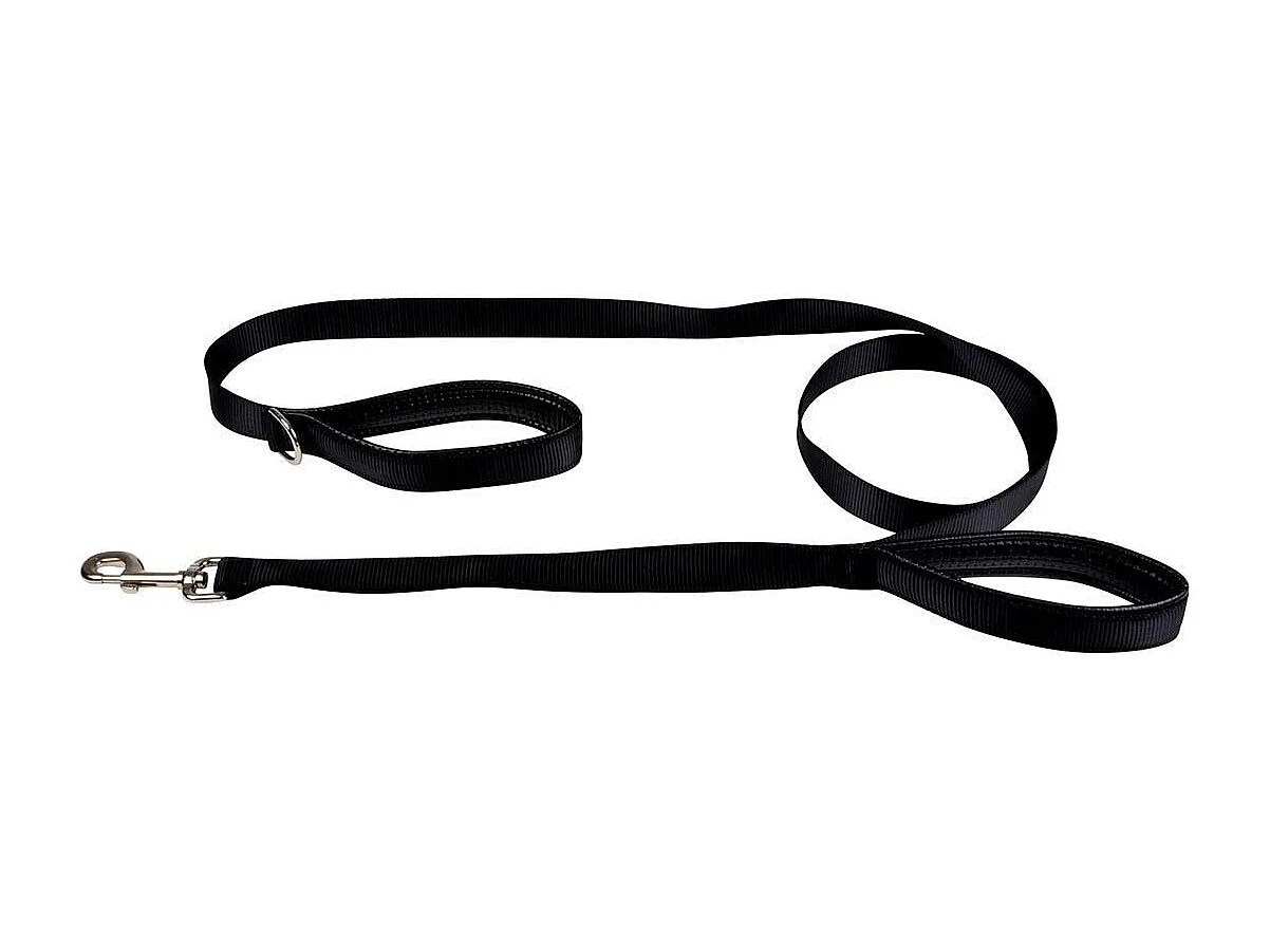 Laisse de Dressage "Double Poignées" 250cm Noir