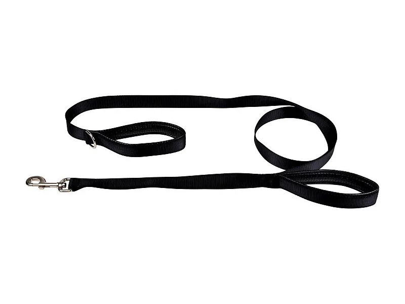 Laisse de Dressage "Double Poignées" 250cm Noir