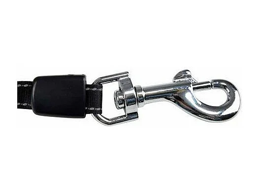 Laisse Rétractable Chien "Lumière LED" 19cm Noir