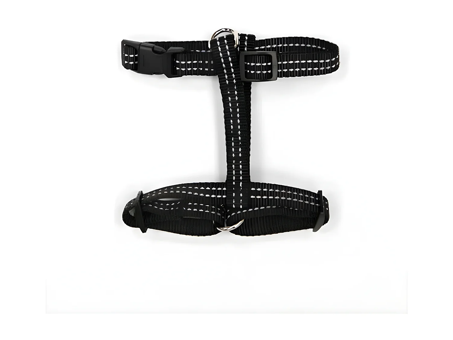 Harnais pour Chien "Coutures Réfléchissantes" 70cm Noir