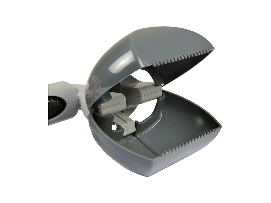 Ramasse Excréments "Distributeur Sacs" 13cm Gris