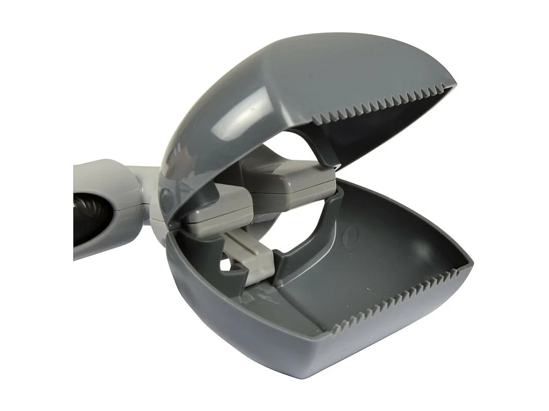 Ramasse Excréments "Distributeur Sacs" 13cm Gris