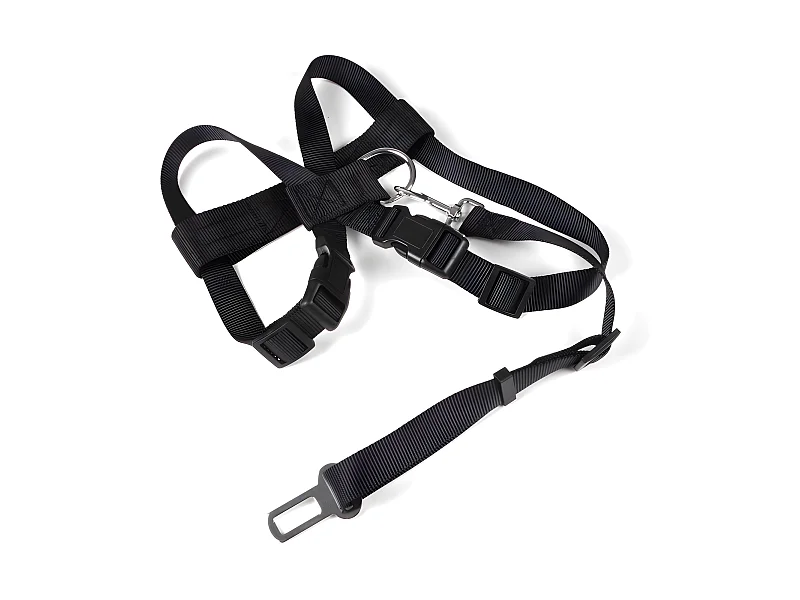 Harnais de Sécurité pour Animaux "Voiture" 70cm Noir