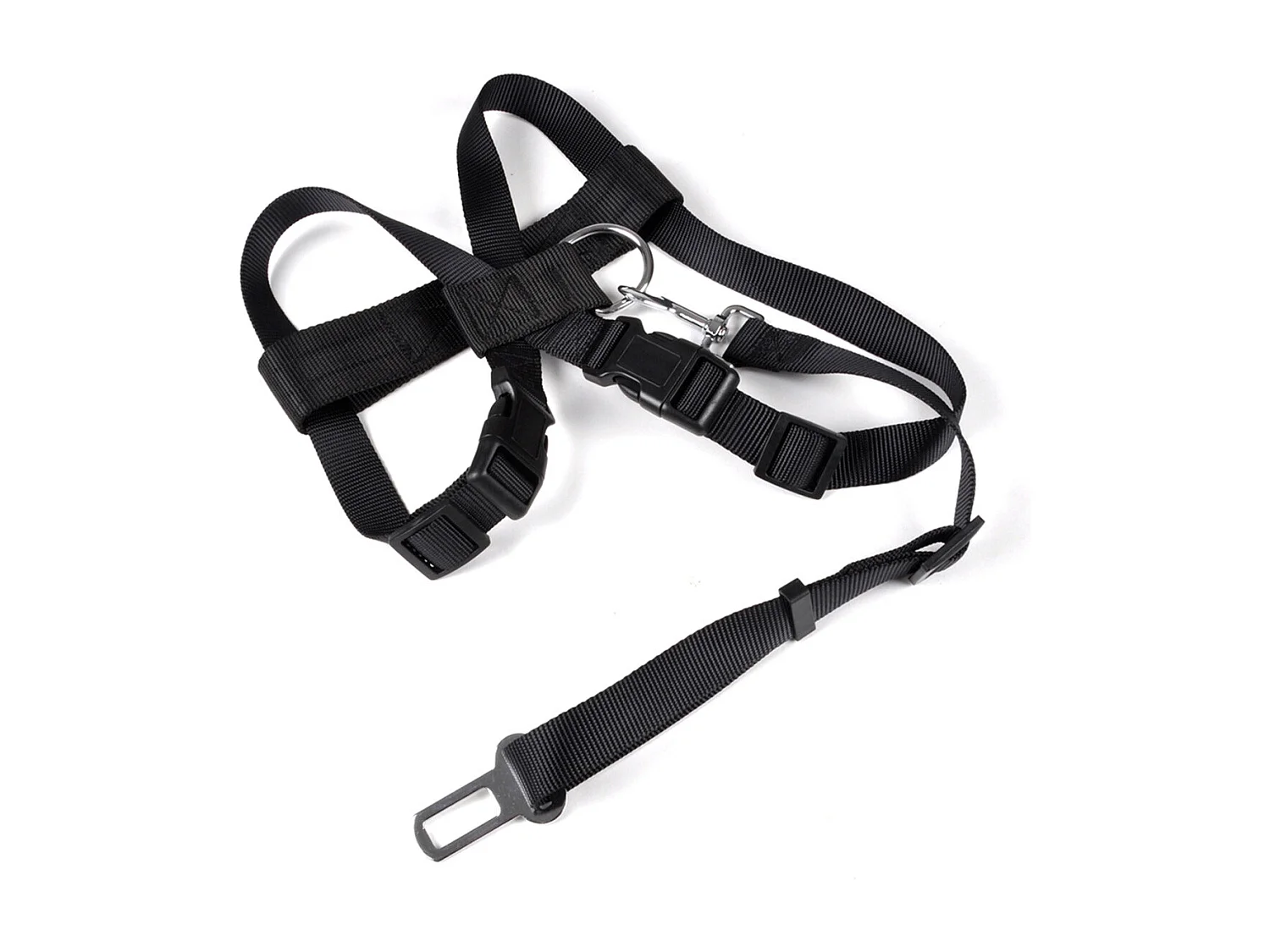 Harnais de Sécurité pour Animaux "Voiture" 90cm Noir