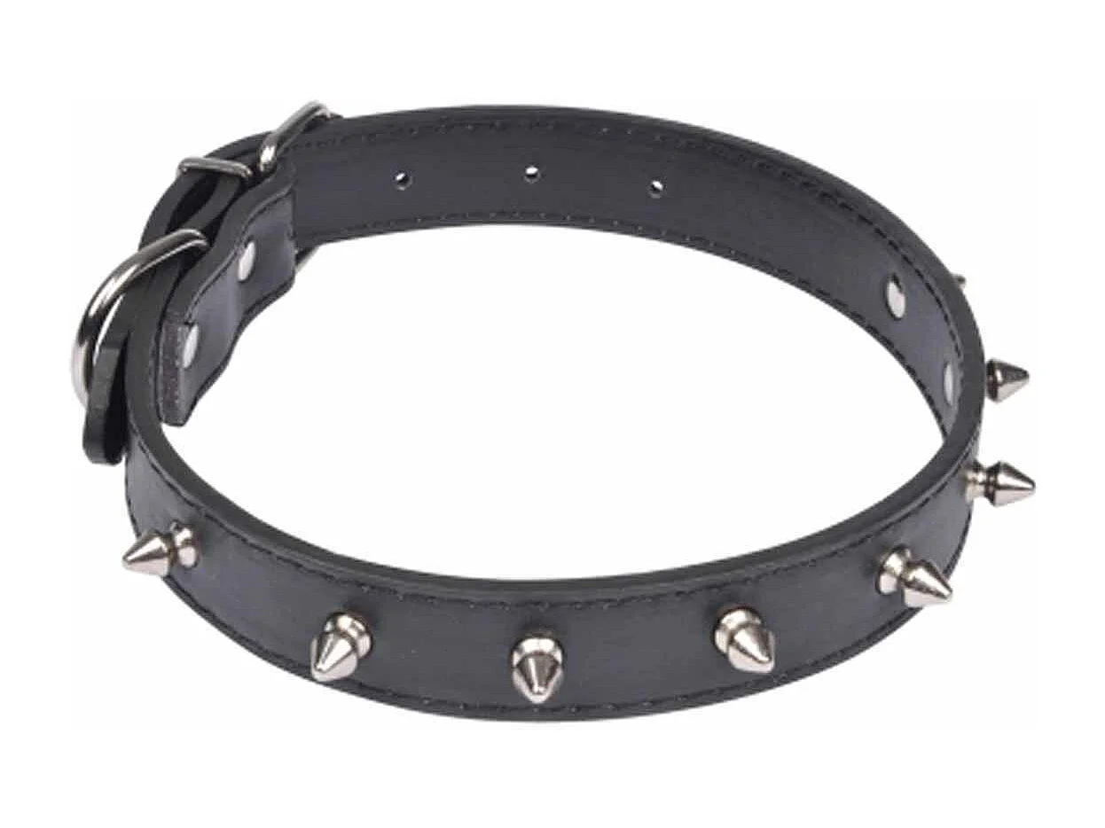 Collier Fantaisie pour Chien "Pics" 55cm Noir